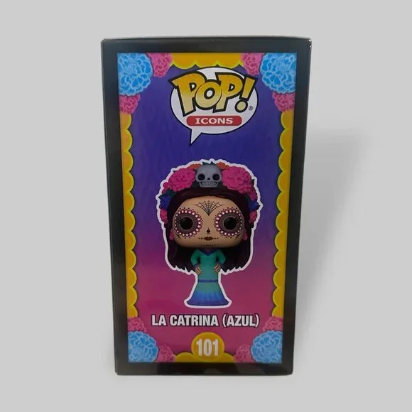 Funko POP! Icons Dia De Los Muertos La Catrina (Azul) Figure #101! - Picture 6 of 7